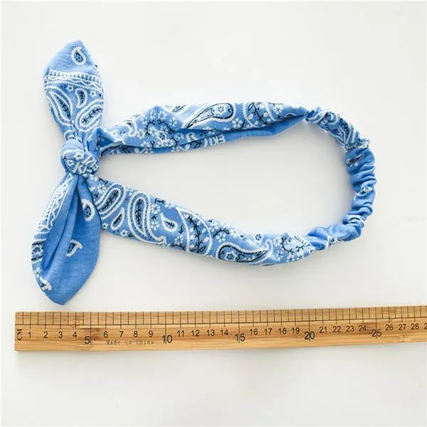 Women Fashion Sweet Retro Print Headbands