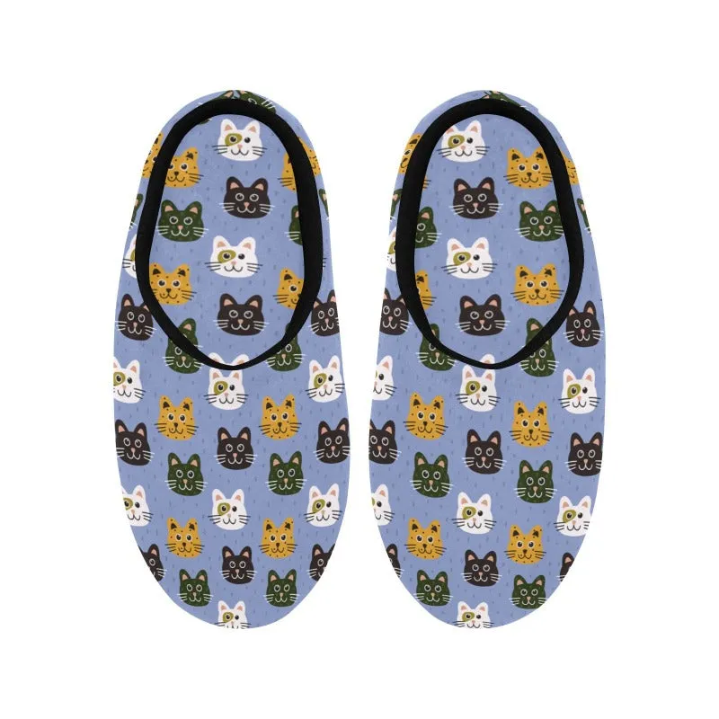 Women's Cat Lover Slippers Blue