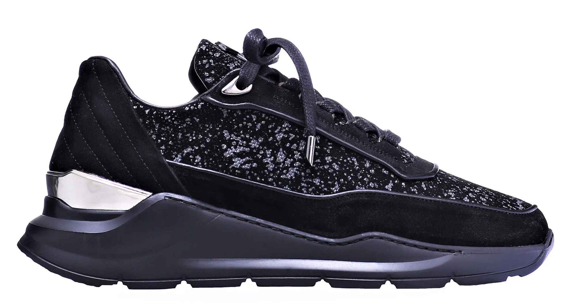 Women's Low-Top HECTOR BLACK GALAXY WAXED SUEDE